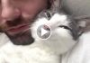 He Does This Morning Ritual Everyday With His Cat, It's So Cute That He Recorded It