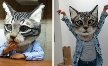 Giant Realistic Wool Cat Heads Are Both Cute And Terrifying