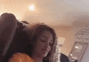 Cat Hiding In Hair